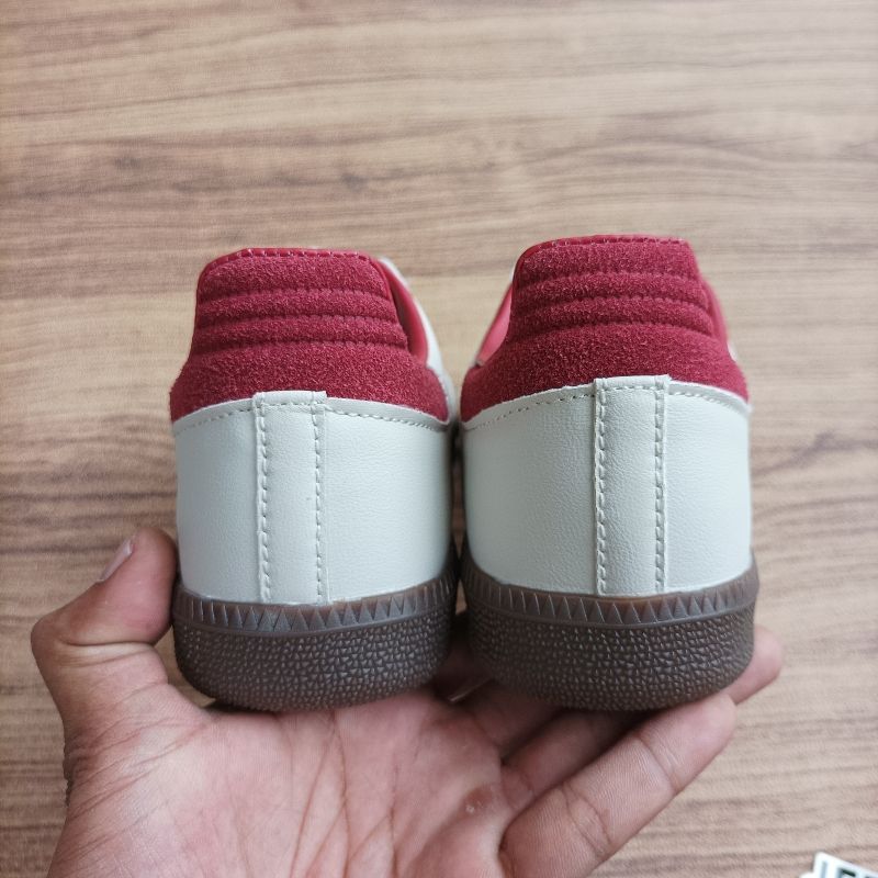 Adidas Casual Sneakers Pria burgundy white, foto 4