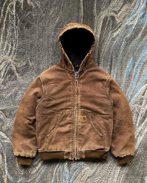Carhartt Vintage Denim jacket Pria brown