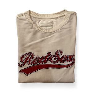 MLB Streetwear Casual Sweatshirt Pria cream