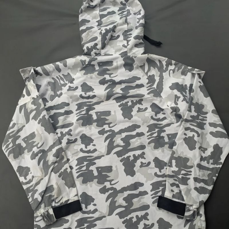 Vintage Windbreaker Pria white gray, foto 3