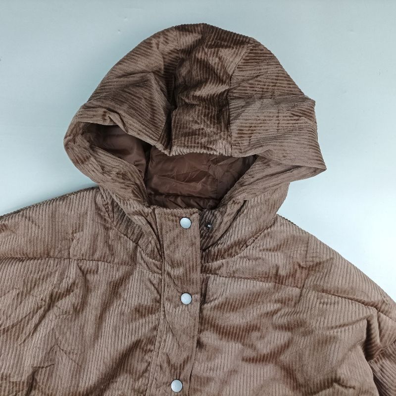 Casual Puffer jacket Wanita brown, foto 4