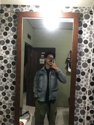 Lois Vintage Denim jacket Pria multicolor