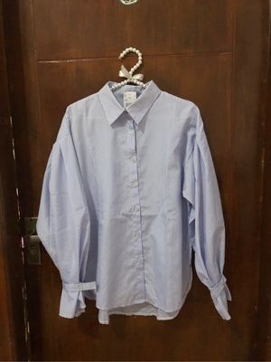 Casual Shirt Wanita blue