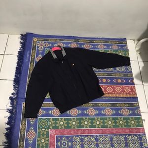 Golden Goose Casual Track jacket Pria navy