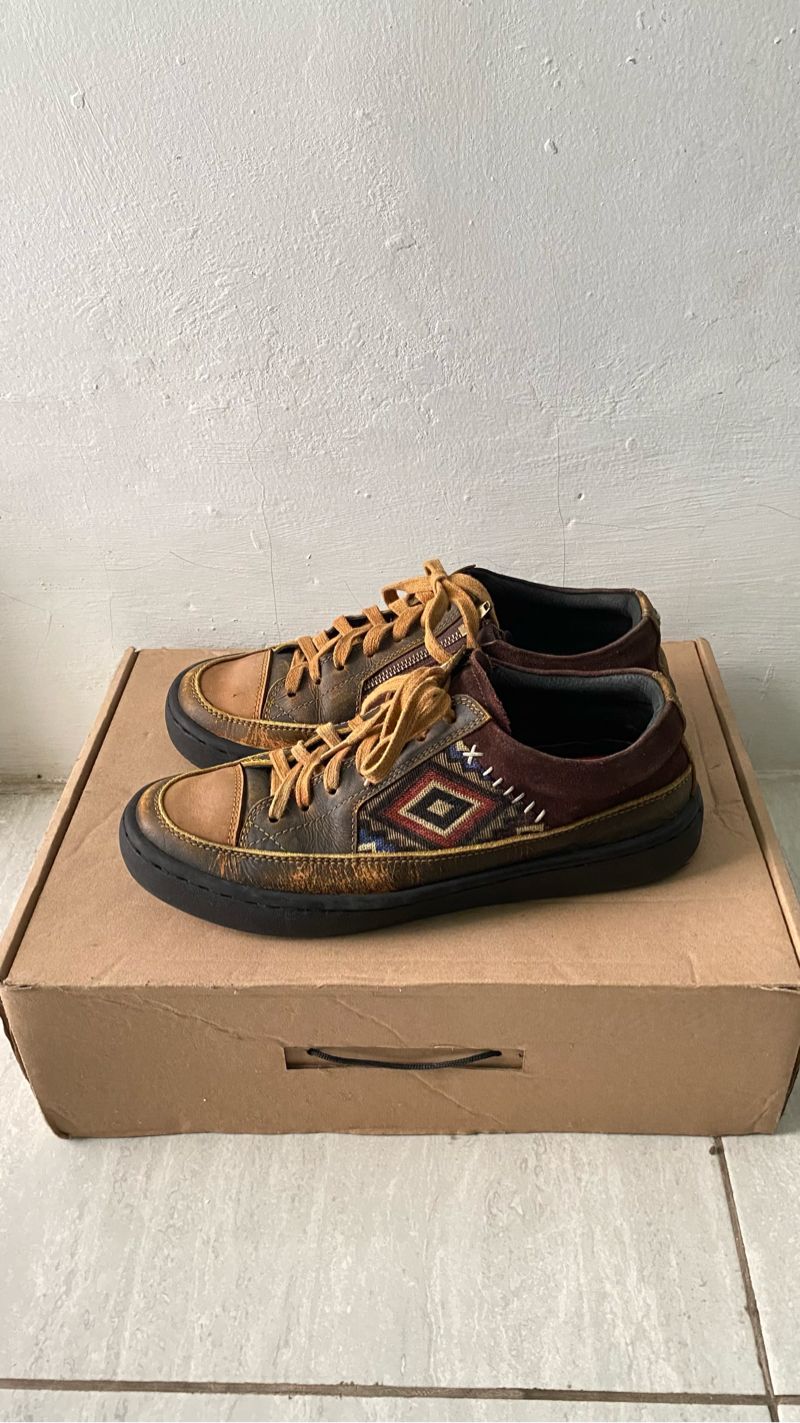 Grunge Batik Pria tan brown, foto 3