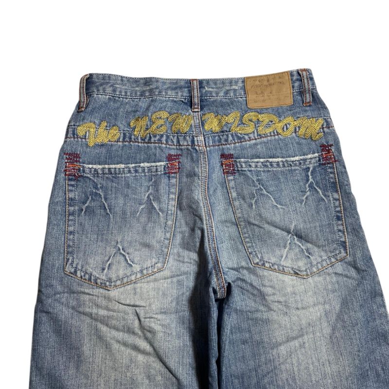 Vintage Y2K Short Pria gray blue, foto 4