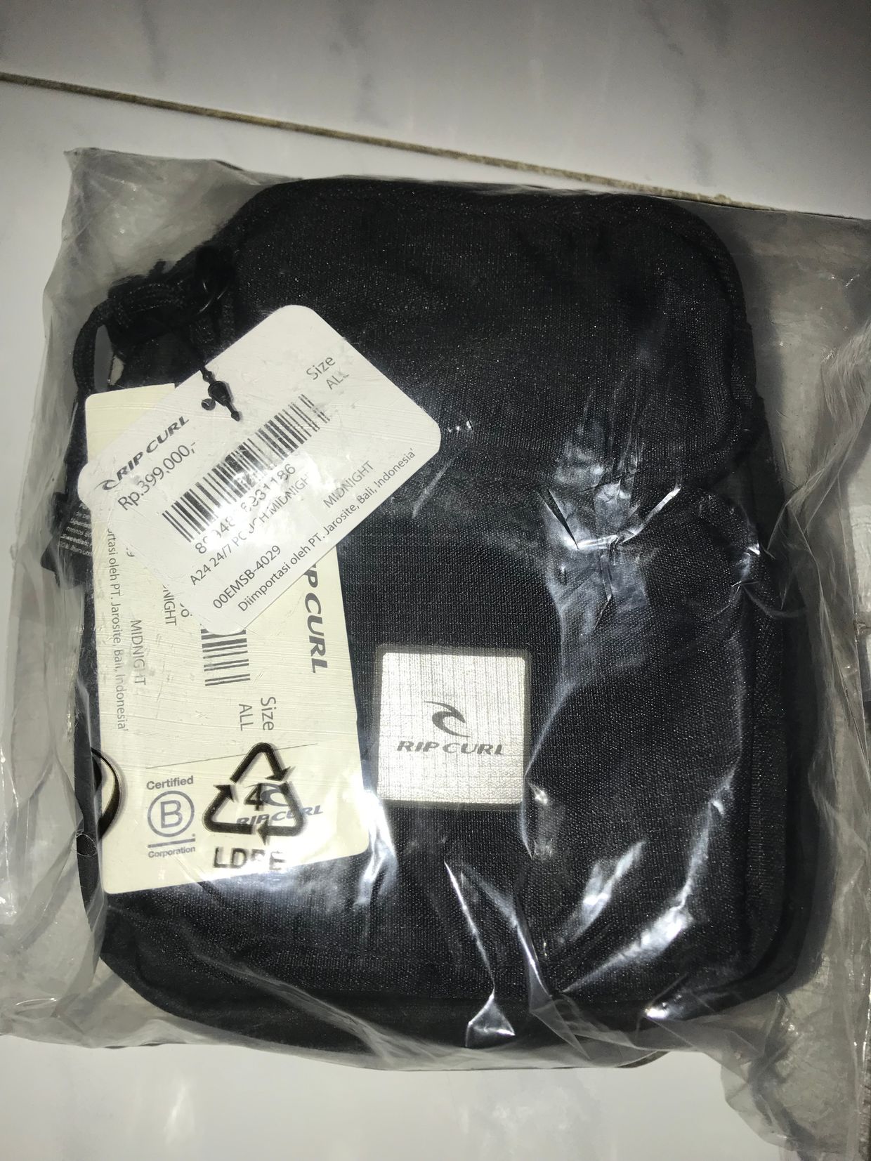 Rip Curl Casual Bag Pria black, foto 4