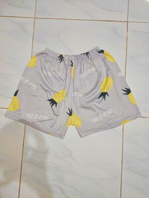 Casual Short Wanita gray yellow