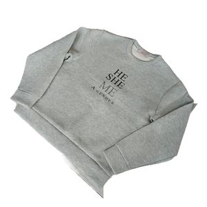 Minimalist Casual Sweatshirt Wanita gray