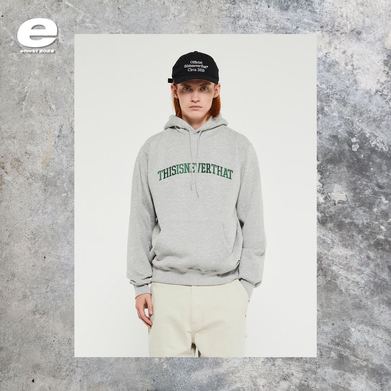thisisneverthat Casual Hoody Pria gray, foto 2