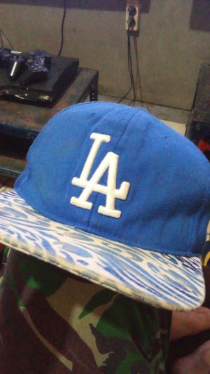 Los Angeles Apparel Y2K Skater Hat Pria blue