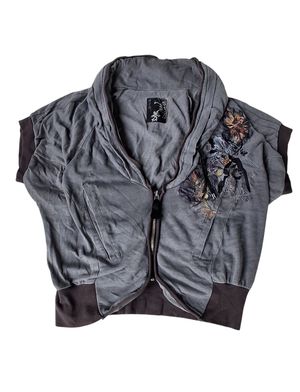 Japanese brand Y2K Cottagecore Sweater Pria gray