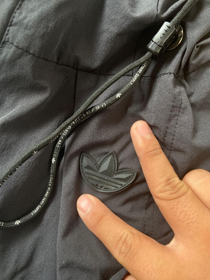 Adidas Gorpcore Windbreaker Pria black, foto 2