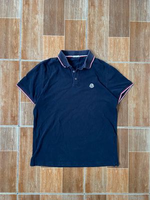 Moncler Casual Polo shirt Pria black