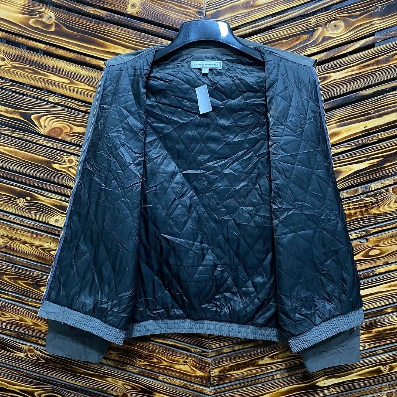 Lafudge Vintage Casual Harrington jacket Pria gray, foto 4