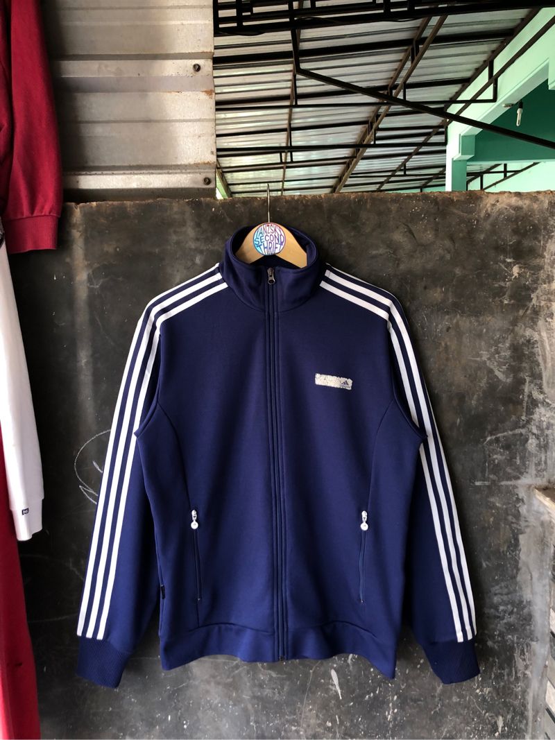 Adidas Casual Track jacket Pria navy, foto 4