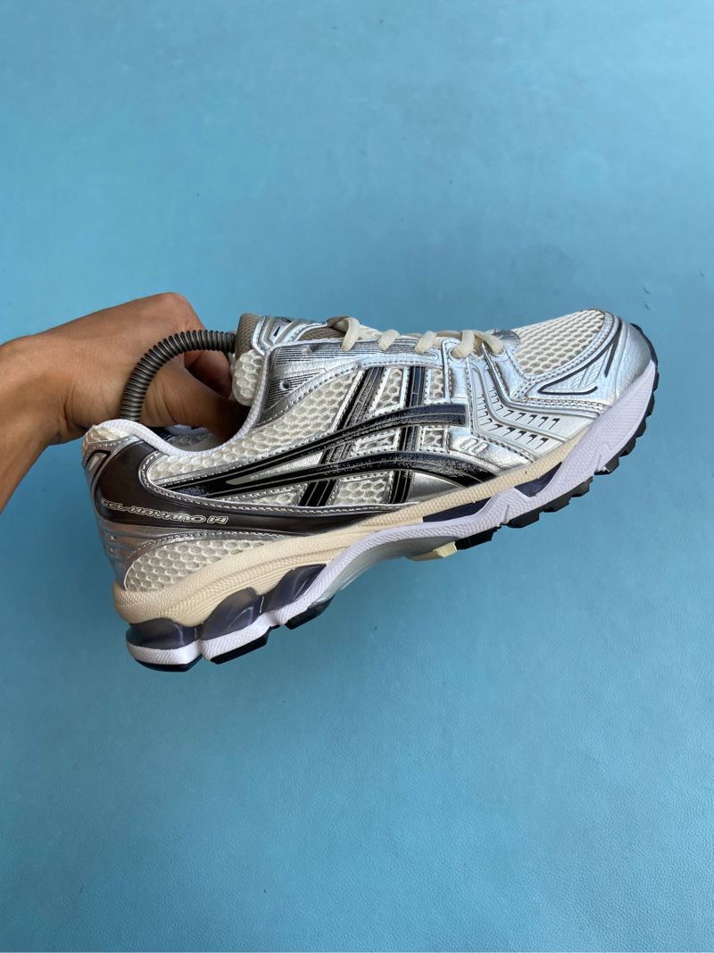 Asics Casual Sneakers Pria white gray, foto 4