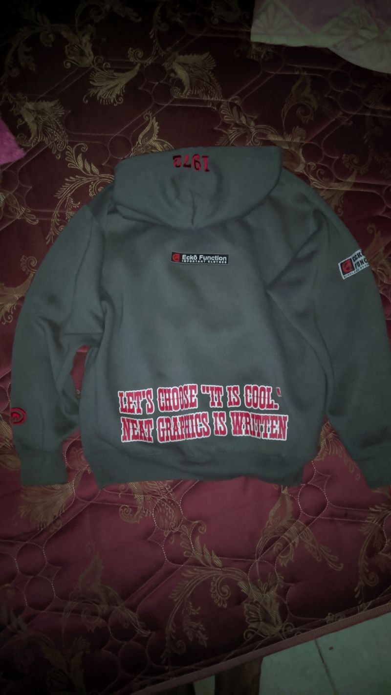 Y2K Skater Hoody Pria brown gray, foto 2