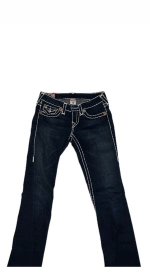 True Religion Y2K Casual Skinny jeans Wanita navy