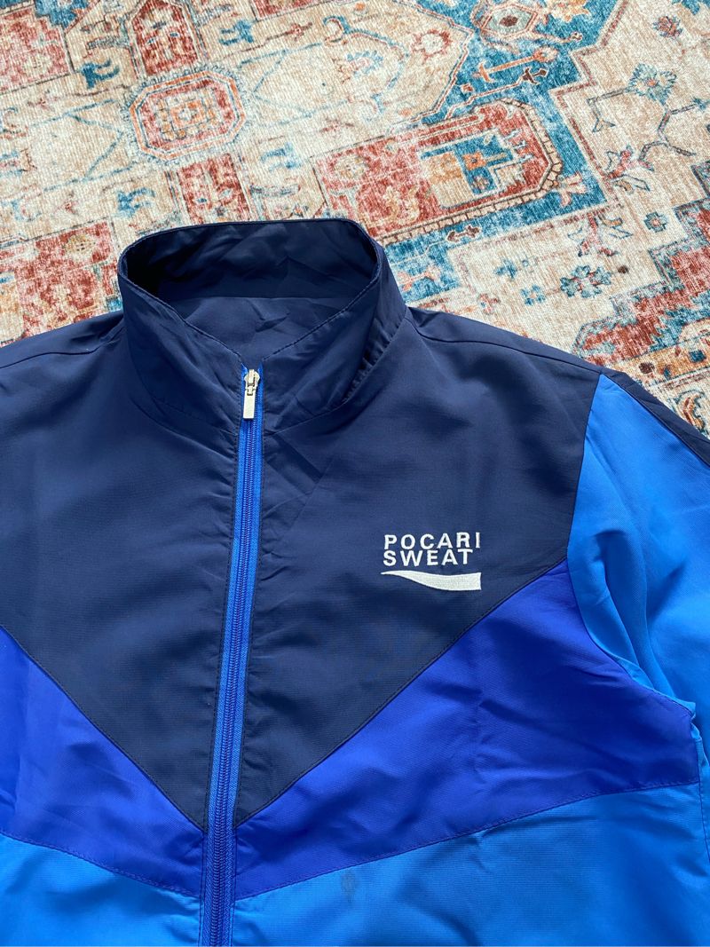 Y2K Casual Windbreaker Pria blue, foto 4
