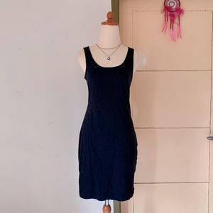 Japanese brand Minimalist Casual Summer dress Wanita black