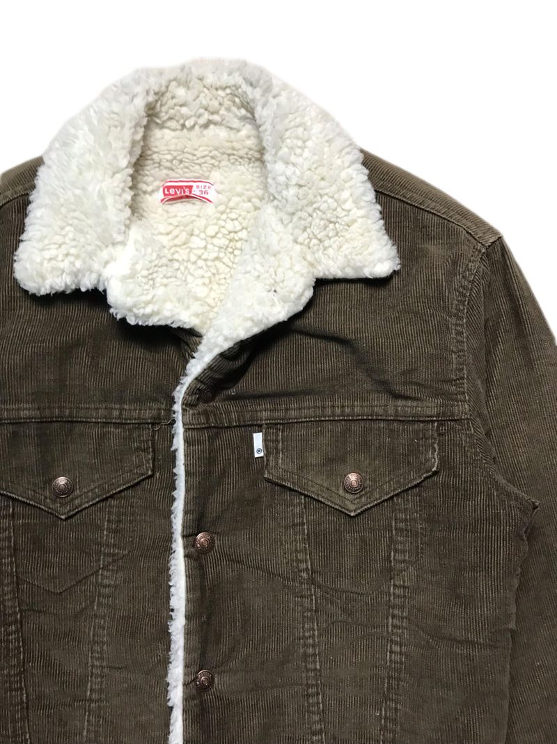 Levi's Vintage Biker Denim jacket Pria white brown, foto 3