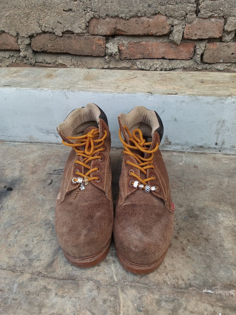 Vintage Y2K Boots Pria brown, foto 3