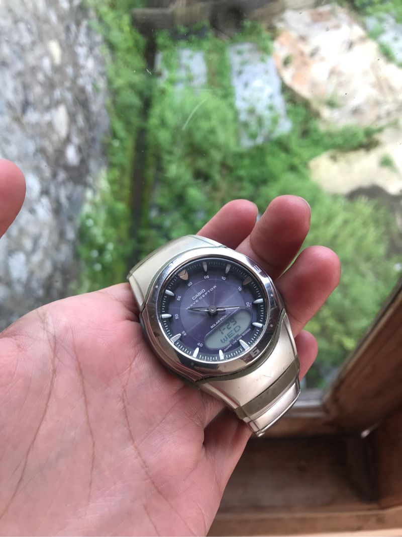 Casio Futurist Pria navy gray, foto 5