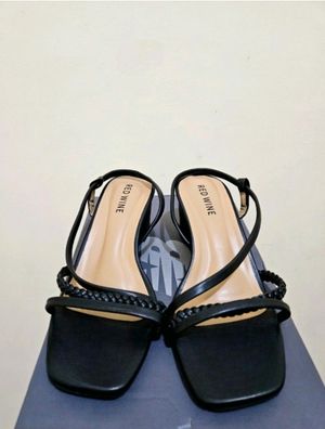 Vintage Coquette Heels Wanita black