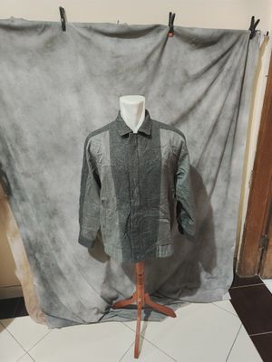 Balmain Vintage Casual Harrington jacket Pria black gray