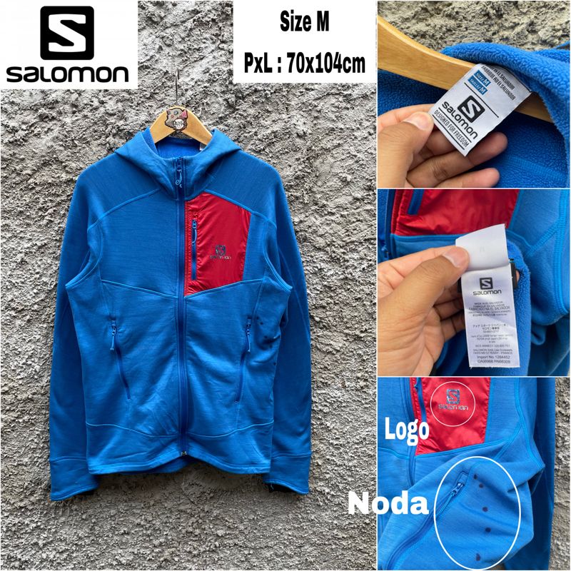 Salomon Vintage Track jacket Pria blue, foto 8