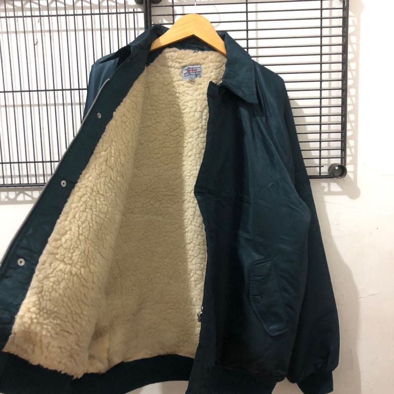 Vintage Casual Bomber jacket Pria green, foto 2