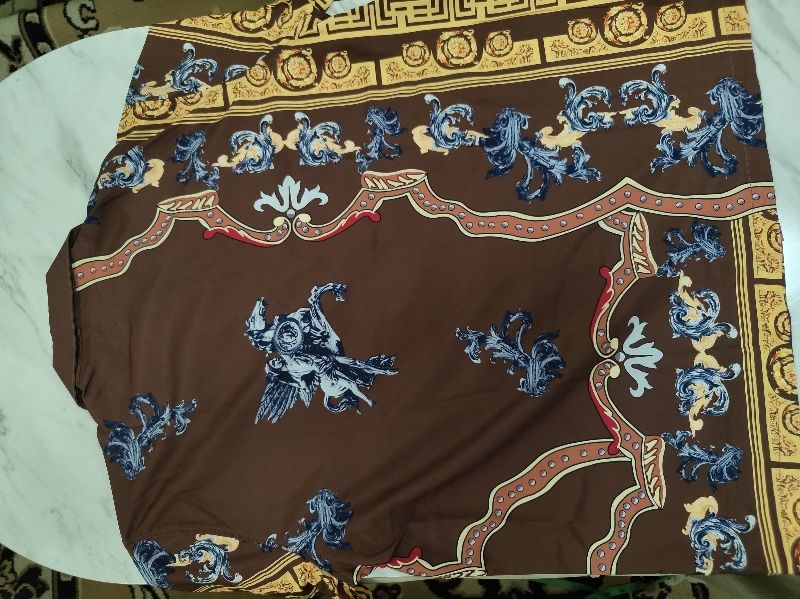 Versace Casual Formal shirt Pria brown, foto 2