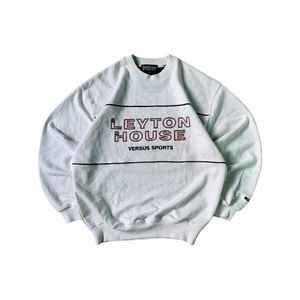 Leyton House Racing Streetwear Sportswear Sweatshirt Pria white