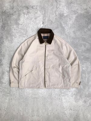 Japanese brand Casual Reworked Denim jacket Pria brown cream