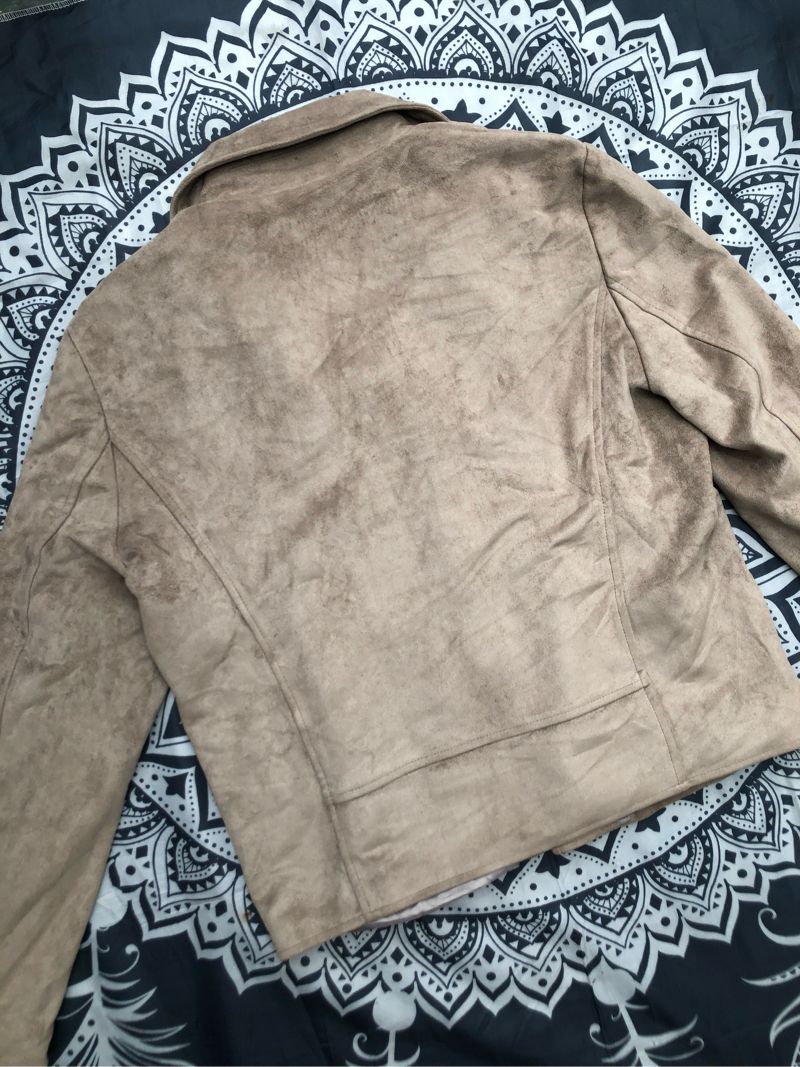 Vintage Biker Harrington jacket Pria cream, foto 5
