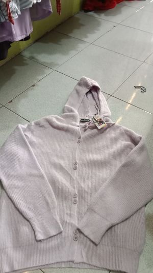 Minimalist Cardigan Wanita purple