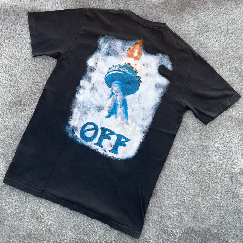 Off-White Luxury T-shirt Pria black, foto 4