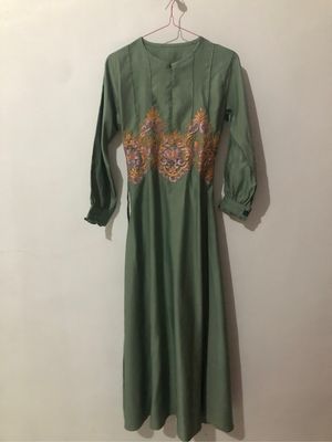 Luxury Maxi dress Wanita green