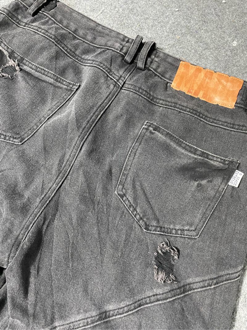 Y2K Jeans Pria black gray, foto 4