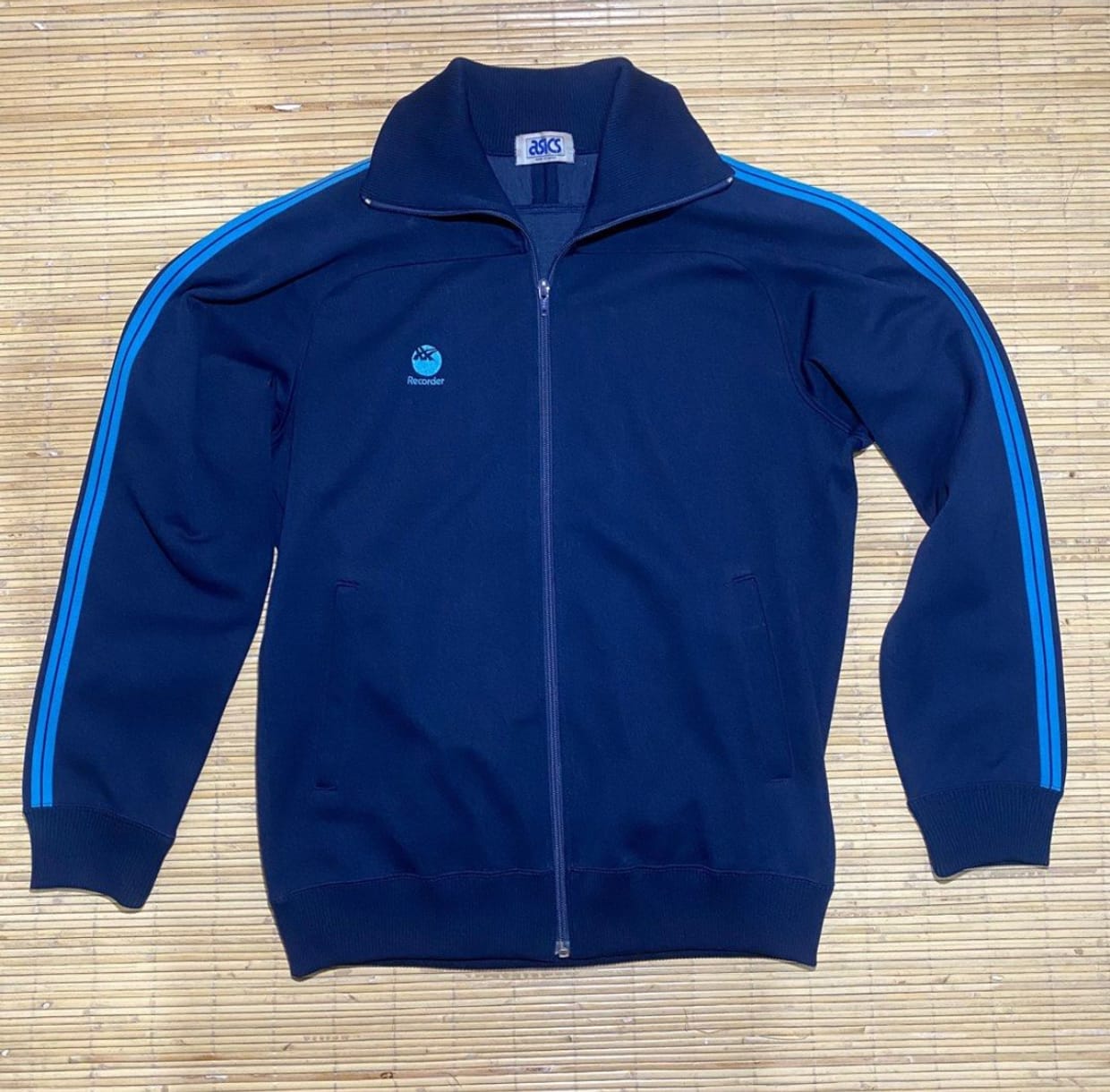 Asics Vintage Sportswear Track jacket Pria navy blue