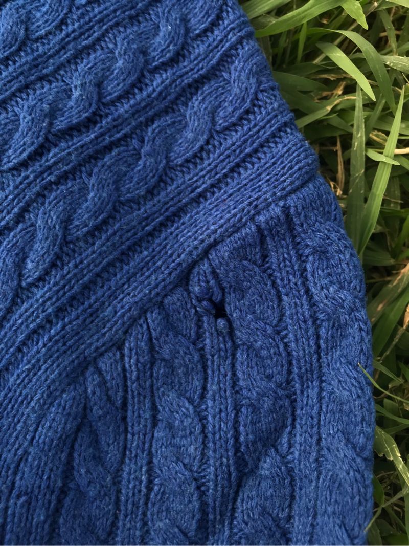 Minimalist Casual Sweater Pria blue, foto 3