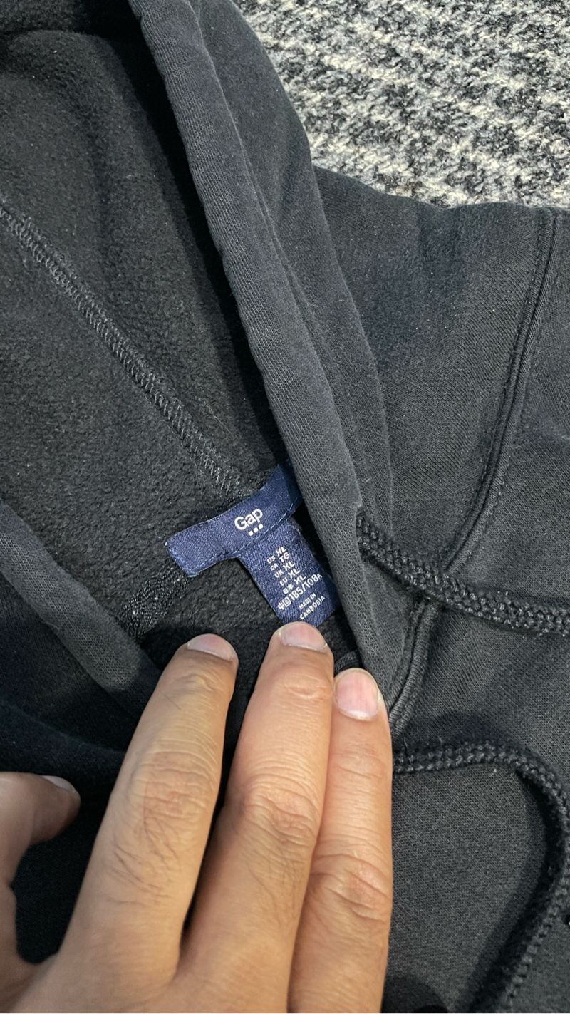 GAP Casual Hoody Pria black, foto 2