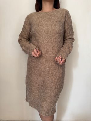 Uniqlo Casual Casual dress Wanita brown