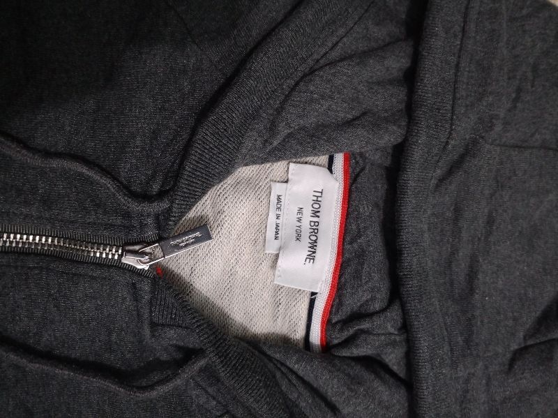 Thom Browne Luxury Sweatshirt Pria gray, foto 2