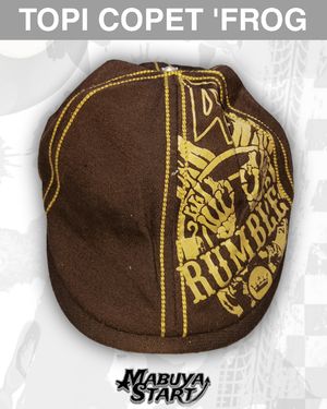 Uniqlo Minimalist Casual Hat Pria gold brown