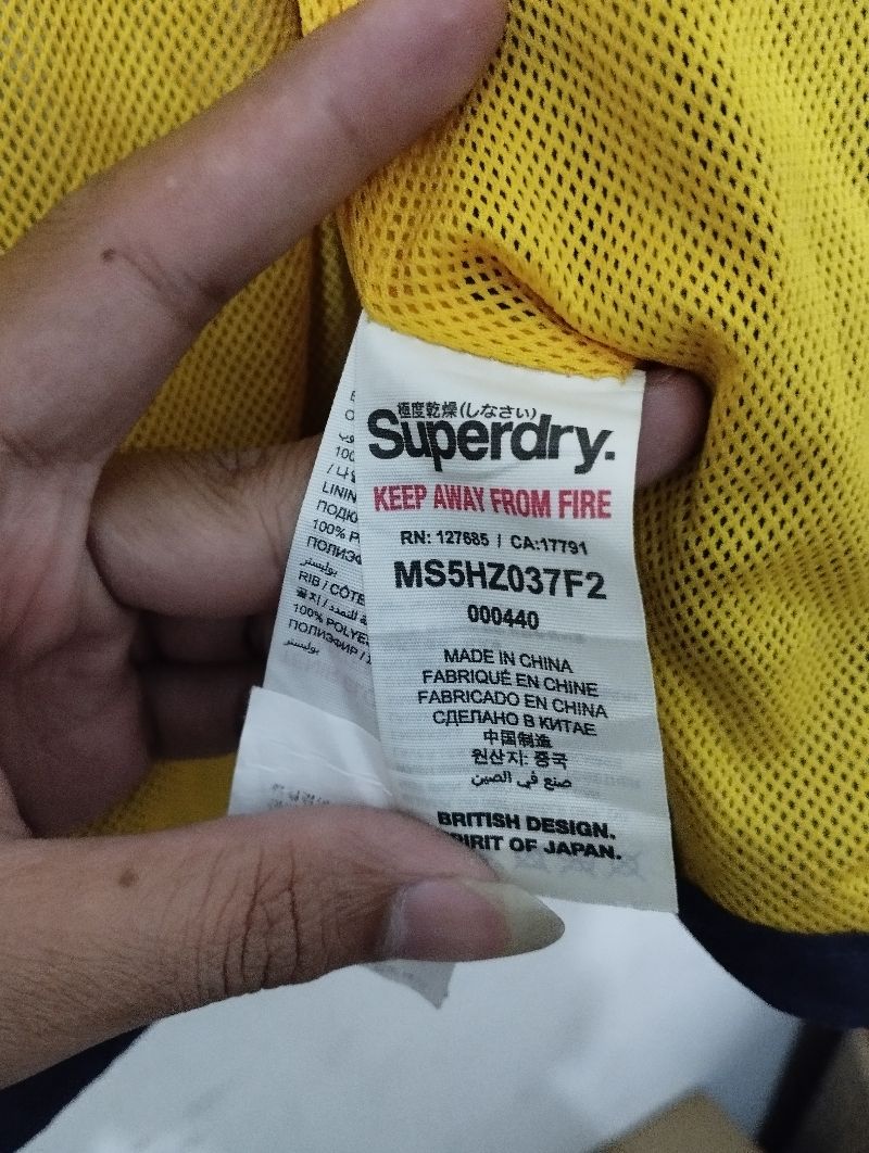 Superdry Casual Bomber jacket Pria navy, foto 8