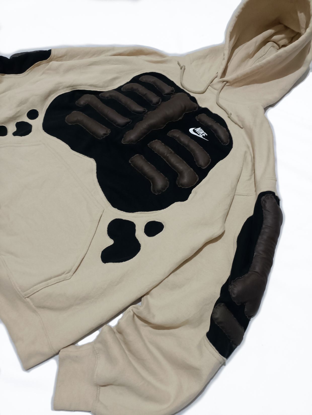 Nike Fleece Pria tan cream, foto 4