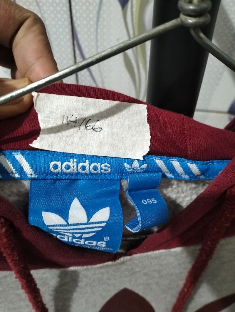 Adidas Casual Hoody Pria gray, foto 5