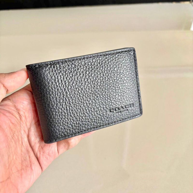Coach Casual Wallet Pria black, foto 2
